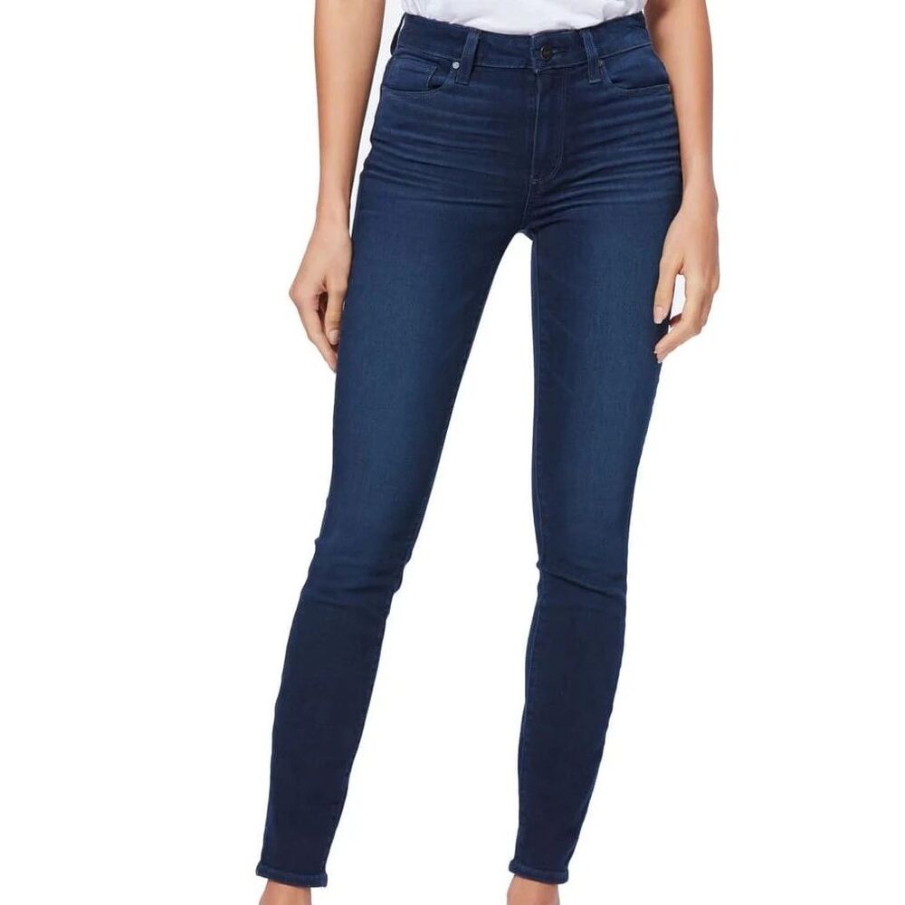 Paige Hoxton Skinny Jeans Size 29 Dark Wash High Rise Stretch